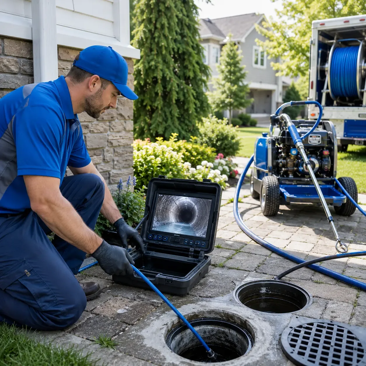 Outdoor drain cleaning professionals serving Martinsville, NJ