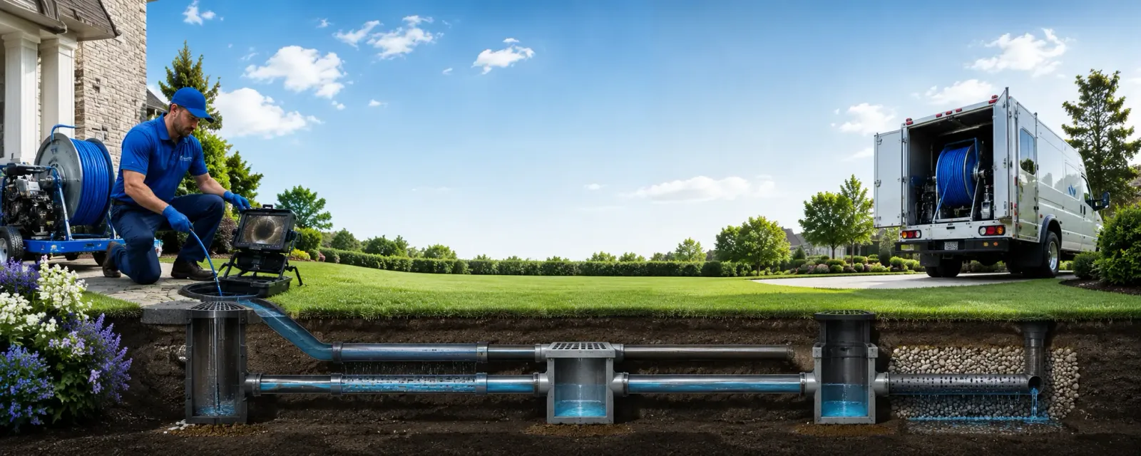 Outdoor drain cleaning information for Martinsville, NJ